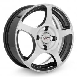 X`trike X-103 5.5x14 PCD4x98 ET35 DIA 58.5  BK/FP Полировка